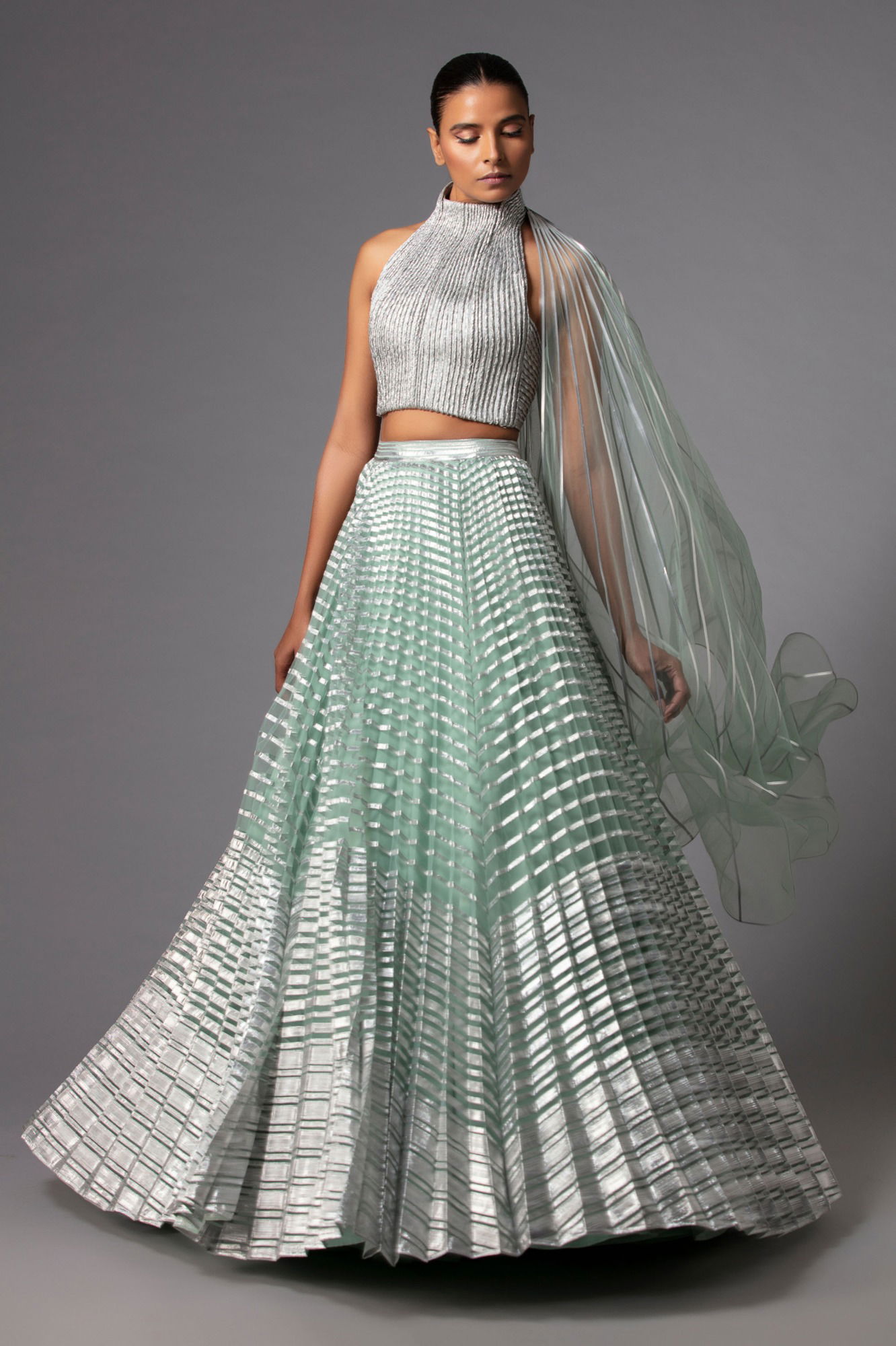 Flowy sales lehenga skirt